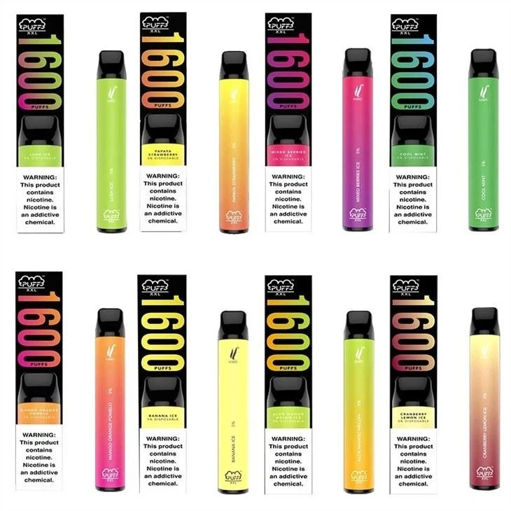 Puff Xxl 1600 Disposable Vape Pen factory